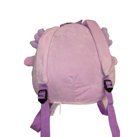 Squishmallows Monica the Axolotl Backpack 12" Stuffed Plush - Picture 2 of 8